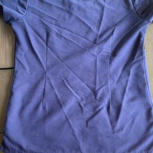 FIGS XS Navy Casma scrub top
